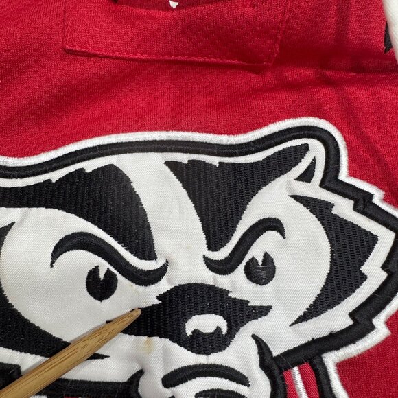 Wisconsin Badgers Hockey Jersey Colosseum Athletics Mens Large UW Madison - Picture 8 of 9